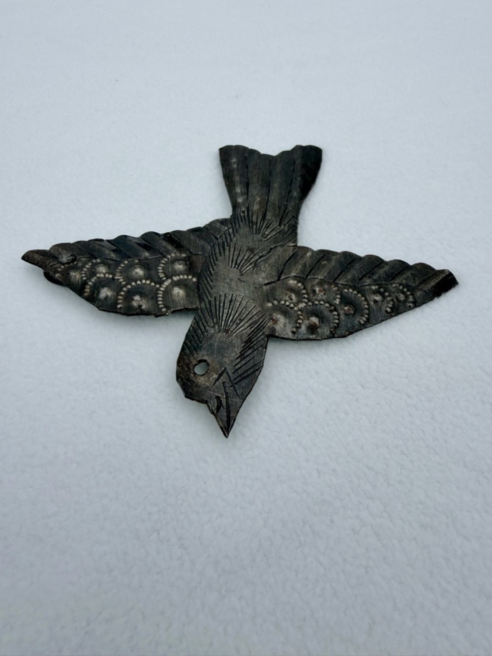 Birds in Flight Hand Crafted Metal Art Wall Decor ~ Set of 2 - Picture 8 of 10